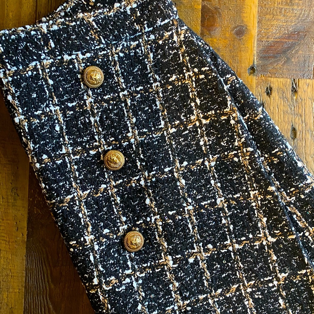 Tweed Miniskirt